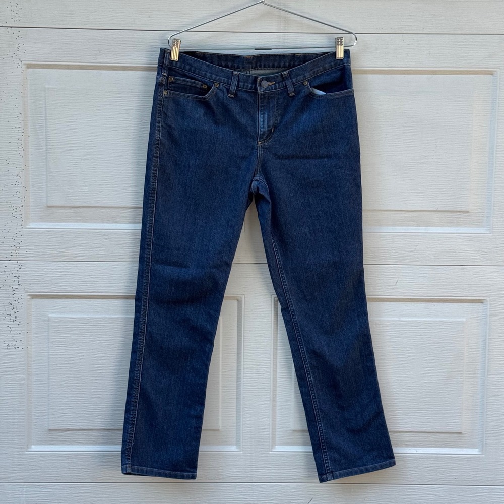 Carhartt Relaxed Fit Jeans Women 12R Dark Wash NWOT Durable Cotton Blend Denim - Picture 2 of 12